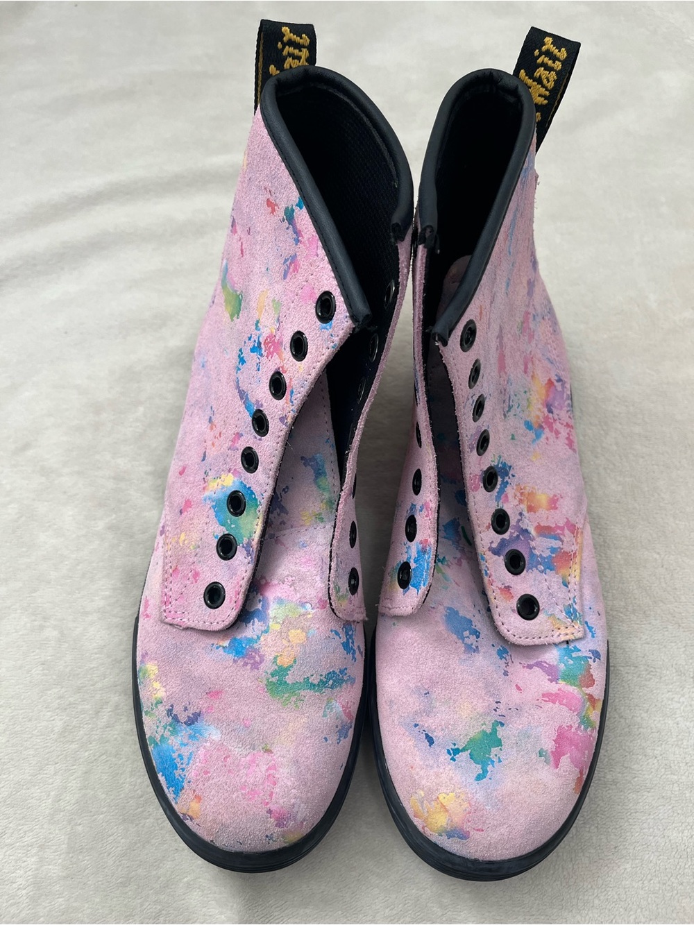 Dr. Martens Sheridan Women’s Confetti Suede Casual Boots
